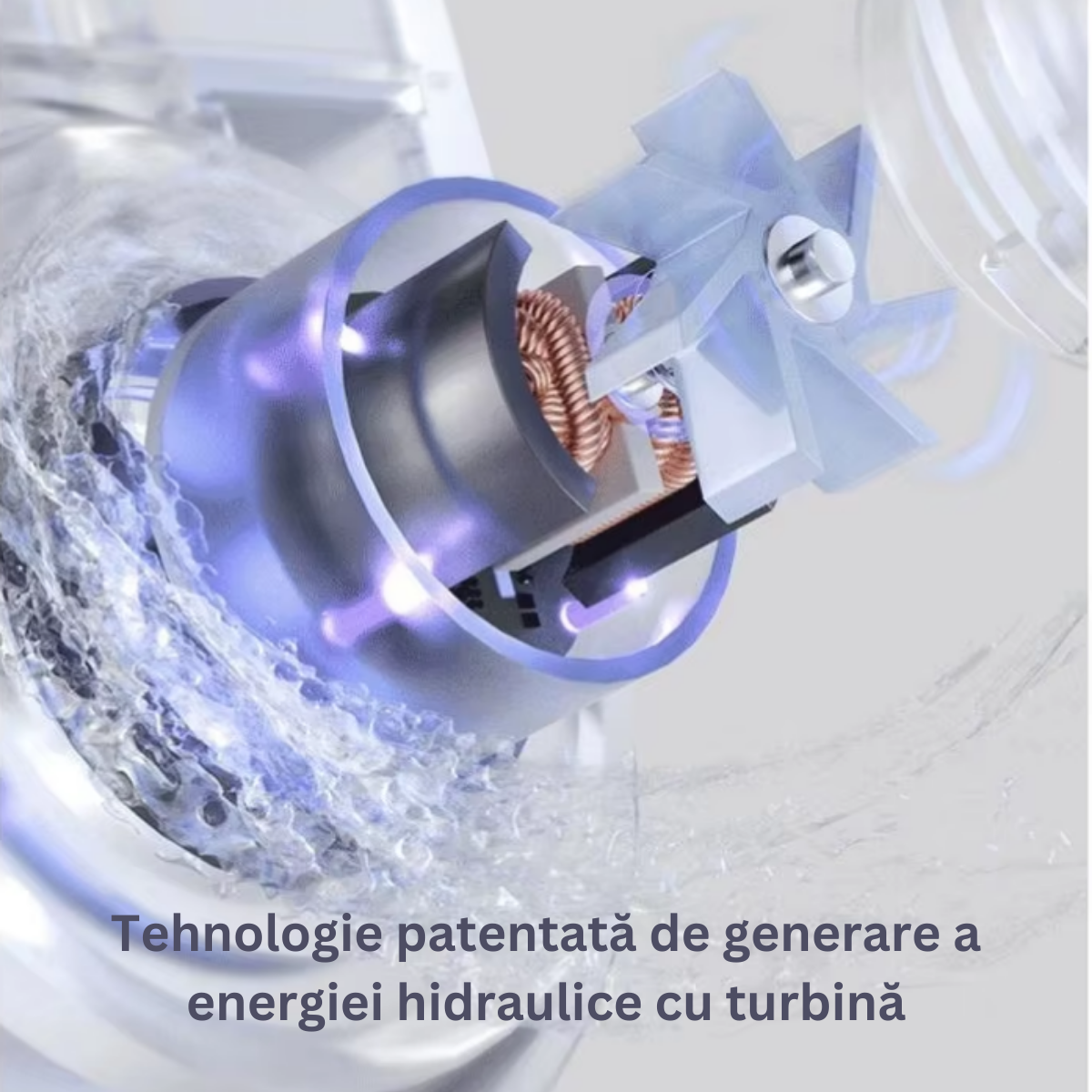 Filtru de apă pentru robinet cu afișaj digital, lumină UV - imagine 6